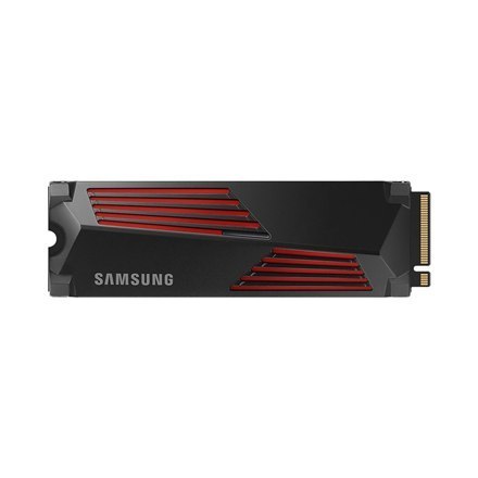 Samsung 990 PRO z radiatorem 2000 GB, obudowa SSD M.2 2280, interfejs SSD M.2 NVMe, prędkość zapisu 6900 MB/s, prędkość odczytu