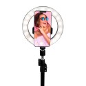 Grundig - Lampa pierścieniowa LED ze statywem do zdjęć, selfie, makijażu