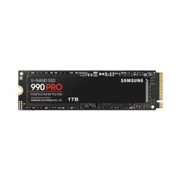 Samsung 990 PRO 1000 GB, współczynnik kształtu dysku SSD M.2 2280, interfejs SSD PCIe Gen4x4, prędkość zapisu 6900 MB/s, prędkoś