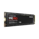 Samsung 990 PRO 1000 GB, współczynnik kształtu dysku SSD M.2 2280, interfejs SSD PCIe Gen4x4, prędkość zapisu 6900 MB/s, prędkoś