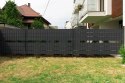 Taśma ogrodzeniowa PASKI 6 x 2,55mb BASIC 19cm PROTECTO™ GRAFIT + 12 klipsów GRATIS