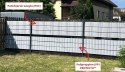Taśma ogrodzeniowa PASKI 6 x 2,55mb ORANGE 19cm PROTECTO™ GRAFIT + 12 klipsów GRATIS