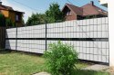 Taśma ogrodzeniowa PASKI 6 x 2,55mb ORANGE 19cm PROTECTO™ SZARA + 12 klipsów GRATIS