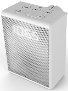 RADIO FM BS-817 W wyświetlacz cyfrowy LED białe ART funkcja bluetooth
