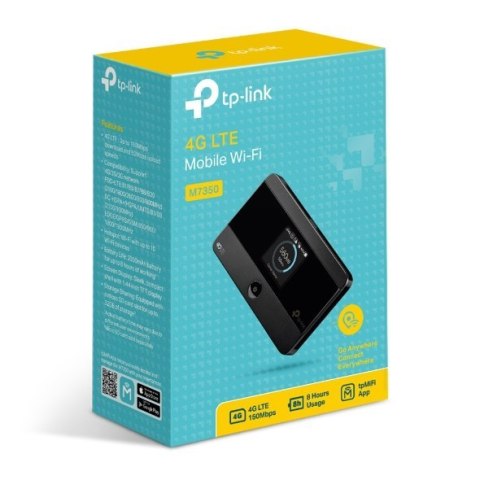 TP-LINK 4G LTE Mobile M7350 802.11ac, typ anteny Wewnętrzna, Micro SD do 32GB, prędkość 150Mbps/50Mbps,LTE kat. 4