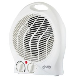 Adler Heater AD 7728 Fan Heater, 2000 W, ilość poziomów mocy 2, biały