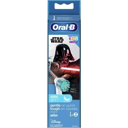 Oral-B Brush Set Extra Soft, StarWars EB10 2K Heads, Dla dzieci, Liczba główek szczoteczki w zestawie 2