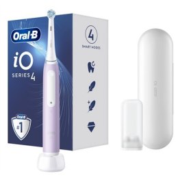Oral-B Electric Toothbrush iOG4.1A6.1DK iO4 Rechargeable, Dla dorosłych, Ilość główek szczoteczki w zestawie 1, Lavender, Ilość
