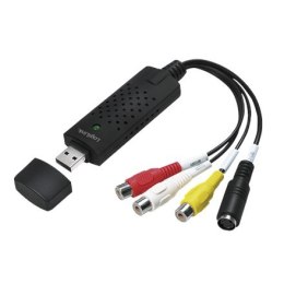 Logilink USB 2.0 A/V grabber, USB-A/M do 3x RCA + Mini-DIN 5/F, Windows 11 VG0030 3x RCA (żeński), USB-A, USB 2.0 (męski)