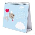 Pusheen - Kalendarz biurkowy z kolekcji Purrfect Love 2024 r (20 x 17 cm)