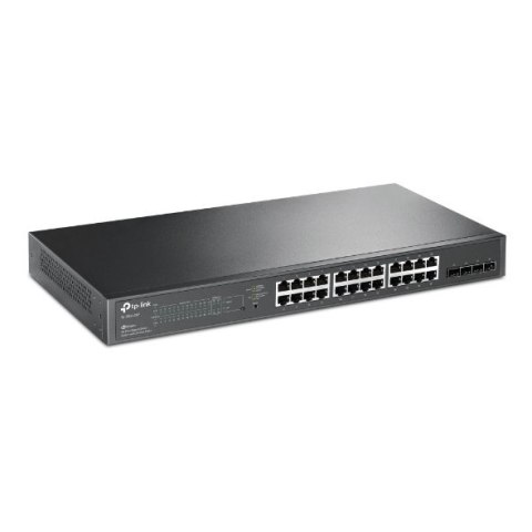 TP-LINK JetStream 28-Port Gigabit Smart Switch TL-SG2428P Web Managed, Możliwość montażu w szafie, Ilość portów SFP 4, Ilość por