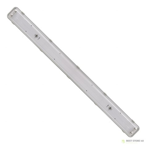 Oprawa IP65 Loyal Lighting dla 2xtuba LED 120cm, AC230V, zas.jednstr, transp. Oprawa IP65 Loyal Lighting dla 2xtuba LED 120cm, AC230V, zas.jednstr, transp.