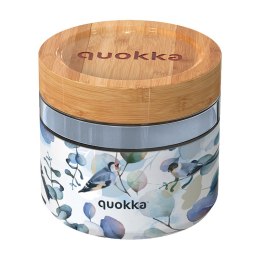 Quokka Deli Food Jar - Pojemnik szklany na żywność / lunchbox 820 ml (Blue Nature)