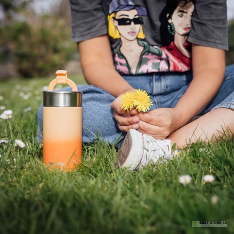 Quokka Boost Coffee Tumbler - Kubek termiczny ze stali nierdzewnej z zaparzaczem 400 ml (Apricot Orange) Quokka Boost Coffee Tumbler - Kubek termiczny ze stali nierdzewnej z zaparzaczem 400 ml (Apricot Orange)