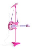Zestaw gitara elektryczna mikrofon statyw dla dzieci mp3