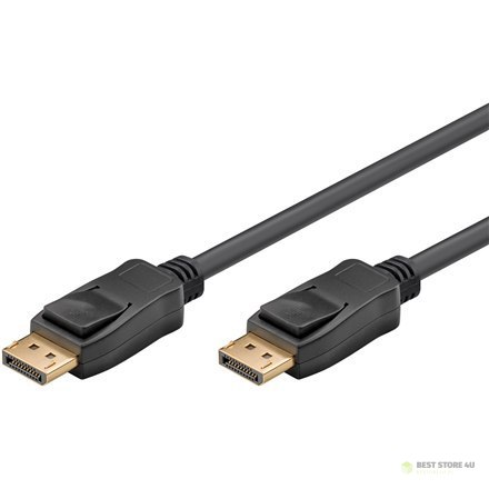 Goobay DisplayPort Connector Cable 1.4 49970 Black, DP to DP, 3 m