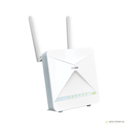 D-Link AX1500 4G CAT6 Smart Router G416/E 802.11ax, 300+1201 Mbit/s, 10/100/1000 Mbit/s, Porty Ethernet LAN (RJ-45) 3, Typ anten D-Link AX1500 4G CAT6 Smart Router G416/E 802.11ax, 300+1201 Mbit/s, 10/100/1000 Mbit/s, Porty Ethernet LAN (RJ-45) 3, Typ anten