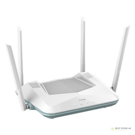 D-Link AX3200 Smart Router R32 802.11ax, 800+2402 Mbit/s, 10/100/1000 Mbit/s, Ethernet LAN (RJ-45) porty 4, Typ anteny Zewnętrzn D-Link AX3200 Smart Router R32 802.11ax, 800+2402 Mbit/s, 10/100/1000 Mbit/s, Ethernet LAN (RJ-45) porty 4, Typ anteny Zewnętrzn