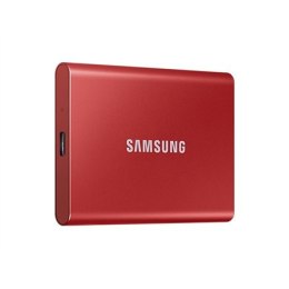 Przenośny dysk SSD Samsung T7 1000 GB, USB 3.2, czerwony