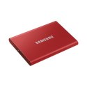 Przenośny dysk SSD Samsung T7 500 GB, USB 3.2, czerwony
