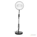 DEON, lampa biurkowa, 60W, E27, wysoka, stal, czarna