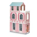 Duży domek dla lalek Barbie z kompletem mebelków ECOTOYS
