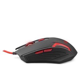 EGM205R Mysz przewodowa dla graczy 6D optyczna USB MX205 Fighter czerwona
