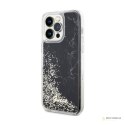 Guess Liquid Glitter Marble - Etui iPhone 14 Pro Max (Czarny)