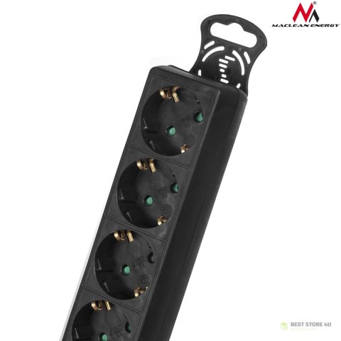 Listwa zasilająca Maclean, Przedłużacz 6 gniazd, Z wyłącznikiem, Typ niemiecki, 3500W, 5m, MCE195G Listwa zasilająca Maclean, Przedłużacz 6 gniazd, Z wyłącznikiem, Typ niemiecki, 3500W, 5m, MCE195G