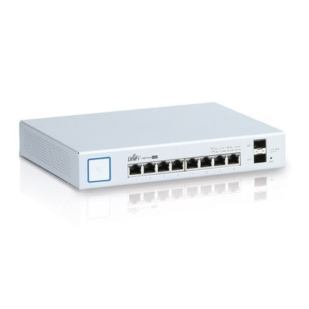 Ubiquiti Switch Unifi US-8-150W PoE 802.3 af and PoE+ 802.3 at, Web Management, 1 Gbps (RJ-45) ports quantity 8, SFP ports quant