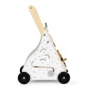 Drewniany chodzik pchacz wózek edukacyjny dla dzieci ECOTOYS
