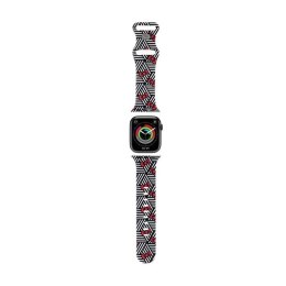 Hello Kitty Silicone Bows & Stripes - Pasek do Apple Watch 38/40/41 mm (czarny)