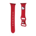 Hello Kitty Silicone Kitty Head - Pasek do Apple Watch 38/40/41 mm (czerwony)