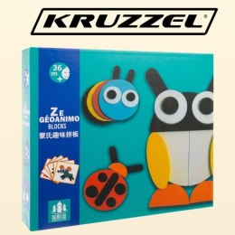 Układanka drewniana- puzzle Kruzzel 22426