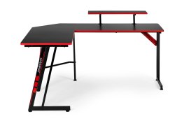 Biurko gamingowe narożne komputerowe stół dla gracza półka