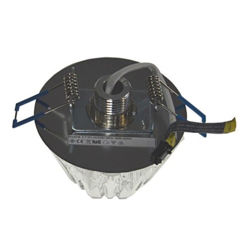 Downlight LED kryształ 3 1*3W biały zimny