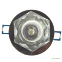 Downlight LED kryształ 4 1*3W biały zimny