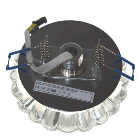 Downlight LED kryształ 42 1*3W biały zimny