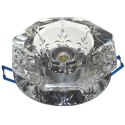 Downlight LED kryształ 9 1*3W biały zimny