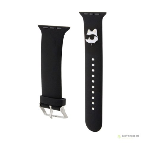 Karl Lagerfeld 3D Rubber Choupette Head NFT - Pasek do Apple Watch 42/44/45/49 mm (czarny) Karl Lagerfeld 3D Rubber Choupette Head NFT - Pasek do Apple Watch 42/44/45/49 mm (czarny)