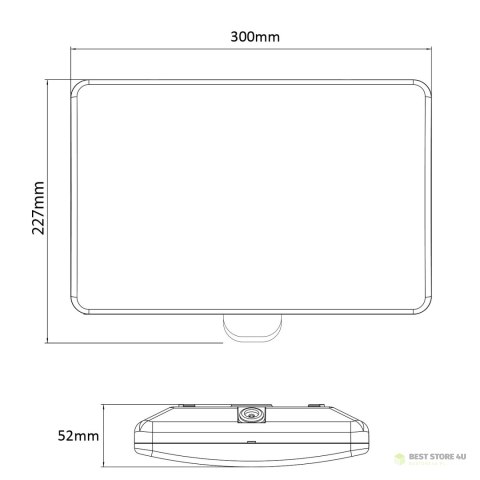 Lampa LED Maclean , numer domu, czujnik zmierzchu i ruchu, ściemnialna, 20W, IP65, barwa neutralna (4000K), 1600lm, MCE466 W Lampa LED Maclean , numer domu, czujnik zmierzchu i ruchu, ściemnialna, 20W, IP65, barwa neutralna (4000K), 1600lm, MCE466 W