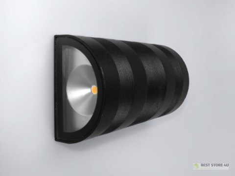 Oprawa elewacyjna LED Rotri 5W*2 WW czarna Oprawa elewacyjna LED Rotri 5W*2 WW czarna