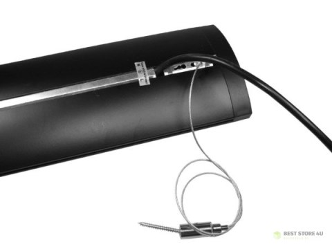 Oprawa led wisząca Achestan 40W DW czarna 1196*10 Oprawa led wisząca Achestan 40W DW czarna 1196*10