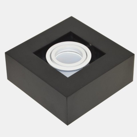 Oprawa sufitowa Pita Black+White ruchoma kwadrat a