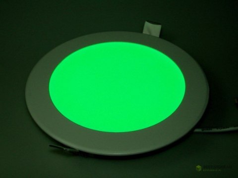 Panel led okragły Round 12W 230V zielony