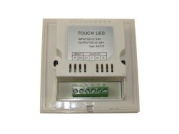 Ściemniacz LED dotykowy 2x4A 12-24V biały