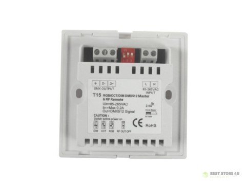 Kontroler LED DMX RGB/CCT/DIM RF 2,4GHz panel Kontroler LED DMX RGB/CCT/DIM RF 2,4GHz panel
