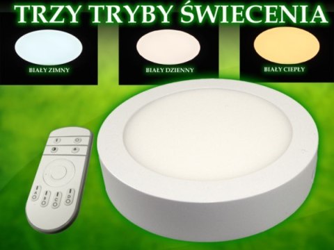 Panel led Winter 12W 230V WW+DW+CW dimmable+pilo