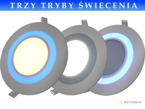 Downlight LED Power EASY 10W+2W DW+blue