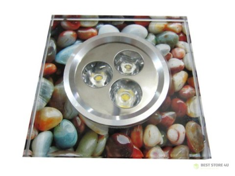 Downlight LED Power Oregon 3*1W biały ciepły